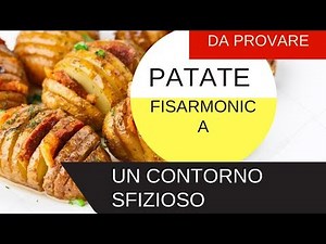 Patate a Fisarmonica,un contorno Sfizioso e gustoso