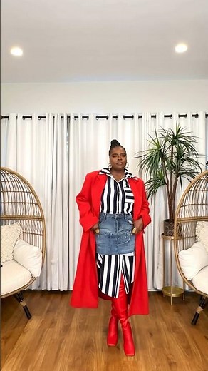 HOW TO STYLE A DENIM MINI SKIRT for COOL WEATHER