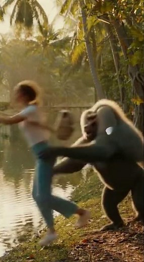 “When Nature Gets Angry 😨 | Baboons Confront Girl by the Canal”