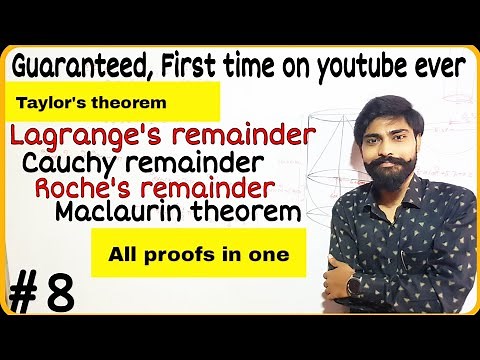 Taylor series | Taylor theorem | proof & series expansion | Taylor's theorem with lagrange's form of