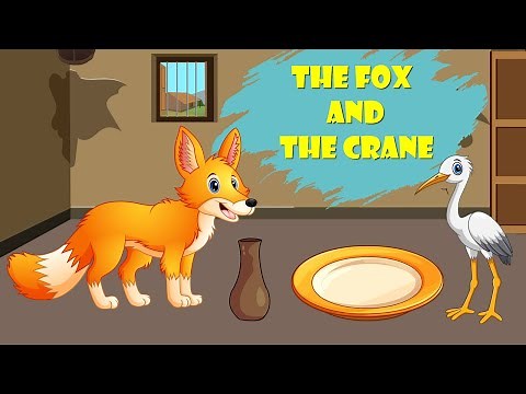 Fox And The Crane Story In English | Greedy Fox And Crane | Bedtime Stories for Kids