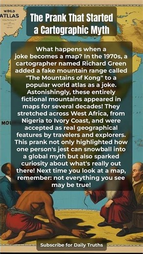 The Prank That Started a Cartographic Myth