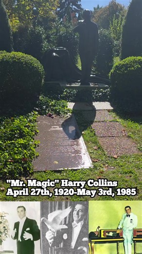 The Grave of magician Harry Collins. He was the official corporate magician for the Frito-Lay company from 1970 till his death in 1985. He promoted Frito-Lay products while doing magic tricks and was known as both 'Mr Magic' and 'The Frito-Lay magician'. #magic #fritolay #magician #grave #cemetery