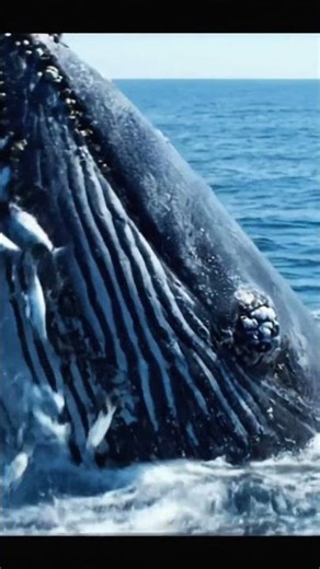 Giant Whale Emerges From the Deep | 4K Ultra Realistic Ocean Scene #oceanworld #humpbackwhale