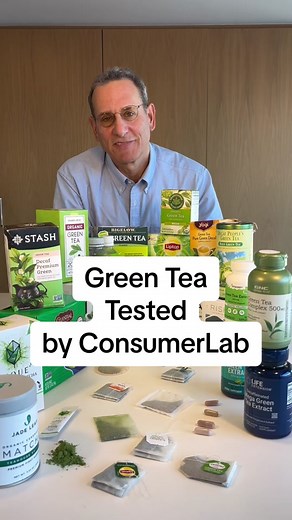 Tod Cooperman, MD explains what ConsumerLab.com discovered testing popular green tea products, and what you should look — or avoid— with green tea. #greentea #matcha #traderjoes #kirkland #gnc #itoen #matcha #stash #caffeine