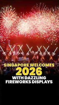 Singapore welcomes 2026 with dazzling fireworks displays