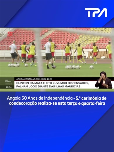 14K views · 588 reactions | Angola defronta Ilhas Maurícias pela honra após afastamento do Mundial 2026 A selecção nacional de futebol, já afastada da corrida ao Mundial 2026, enfrenta amanha as Ilhas Maurícias, no Estádio 11 de Novembro, em Luanda. Os Palancas Negras procuram quebrar a sequência negativa de quatro jogos sem vitórias e encerrar a campanha com dignidade perante o seu público. | Televisão Pública de Angola - TPA "Oficial" | Facebook