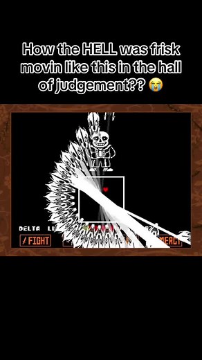 Understanding Frisk's Movement in the Hall of Judgment