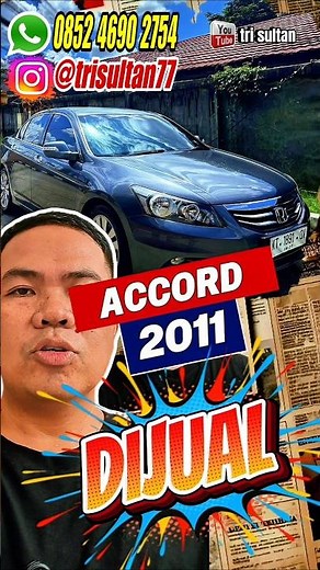 LUXURY SEDAN AT AN AFFORDABLE PRICE! 2011 Honda Accord Ultimate | GENUINE 90k KM! #trisultan77 #s...
