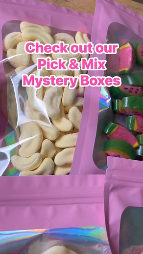 Check out our amazing Pick & Mix Mystery Boxes! You’ll get 8 different varieties in each box | Clickin it