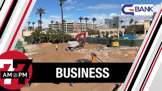 Pool construction underway at Strip casino