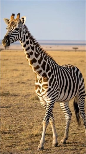 Hybrid of Zebra 🦓 + giraffe 🦒#DreamScreenAI 👌 #aivideo 🫥 #aiadam 🔥 #aishorts ▶️#aiart 🏁🏴‍☠️🏁