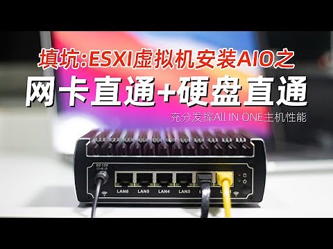 ESXI虚拟机安装AIO之网卡直通+硬盘RDM直通，充分发挥All IN ONE主机性能