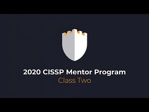 Session 2: 2020 FRSecure CISSP Mentor Program