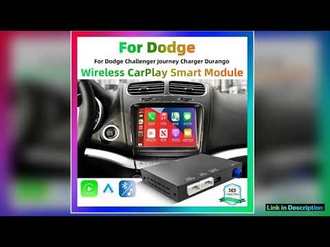Wireless CarPlay Android Auto Retrofit Kit Decoder Box For Dodge Challenger Journey Charger Durango