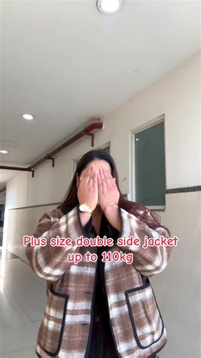 Stylish Plus Size Double-Sided Jacket for Comfort