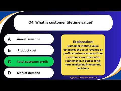 D178 Marketing Strategy & Analytics practice Questions