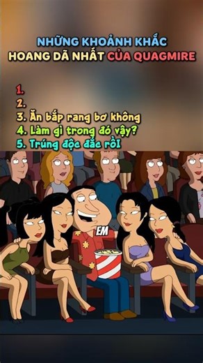 Những khoảnh khắc hoang dã nhất của Quagmire #familyguy #longtieng #funny