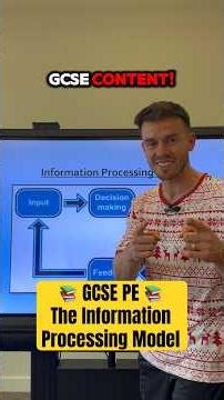 GCSE PE students, do you understand the information processing model? #gcse #pe #peteacher