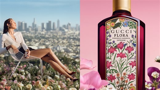 Miley Cyrus Basks in a Field of Flowers for Gucci’s New Flora Gorgeous Gardenia Eau de Parfum Intense