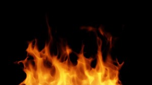 Realistic Fire Burning Alpha Channel