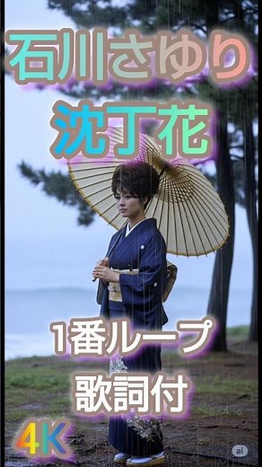 石川さゆり 沈丁花 1番ループ4K #昭和歌謡 #音楽 ＃歌謡ループ ＃石川さゆり ＃沈丁花 ＃music ＃歌謡曲 ＃70年代