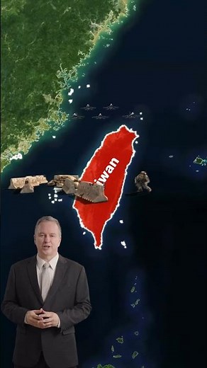 China Surrounds Taiwan 🇨🇳🇹🇼 | AI-Generated Map Animation Explained |mapanimation.io