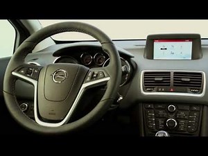 Blue Opel Meriva Interior