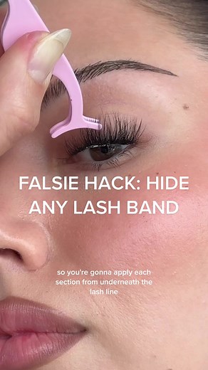 Hide Lash Band Hack: Natural Looking Falsies Tutorial