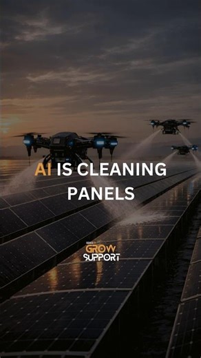 🚁 Solar Panel Cleaning Drone Is Changing Solar Farms