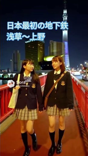 【日本最初の地下鉄】浅草〜上野 #日本史 #歴史能力検定 #march #スカイツリー #東京スカイツリー