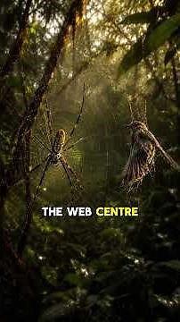 Golden Silk Orb-Weaver | The Spider With the Strongest Web in Nature | Wildlife Documentary #shorts