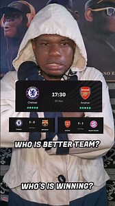 Arsenal vs Chelsea who is winning? #chelseafc #football #arsenal #footballnews #premierleague