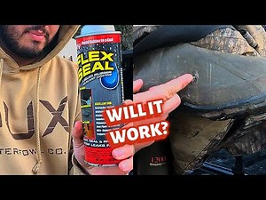 Fixing My Leaking Waders With FLEX SEAL!!