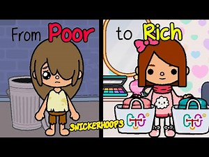 ABANDONED BABY Part 4 | POOR to RICH in Toca Life World | TOCA BOCA Stories | Snicker Hoops