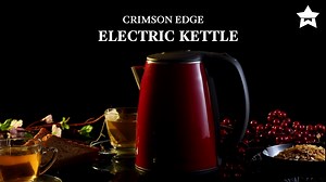 𝐋𝐢𝐟𝐞 𝐢𝐬 𝐛𝐞𝐭𝐭𝐞𝐫 𝐰𝐢𝐭𝐡 𝐂𝐫𝐢𝐦𝐬𝐨𝐧 𝐄𝐝𝐠𝐞 𝐊𝐞𝐭𝐭𝐥𝐞, 𝐚 𝐬𝐥𝐞𝐞𝐤 𝐚𝐝𝐝𝐢𝐭𝐢𝐨𝐧 𝐭𝐨 𝐲𝐨𝐮𝐫 𝐦𝐨𝐝𝐞𝐫𝐧 #𝐤𝐢𝐭𝐜𝐡𝐞𝐧.😀 Once you experience the magic and convenience of this appliance, it's hard to imagine living without one. Whip up your morning cuppa in minutes, as it boils water nearly twice as fast as conventional #kettles. 💁 ✅ Cool Touch plastic exterior ✅ Reliable Thermostat ✅ 1.2L capacity ✅ Automatic shut off feature ✅ Drip-free spout & locking lid ✅ 304 s