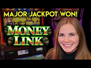 BIG WIN! Major Jackpot! Money Link Slot Machine! Bonuses!