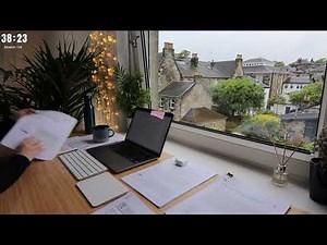 6 HOUR STUDY WITH ME | Background noise, 10-min Break, No music, Study with Merve