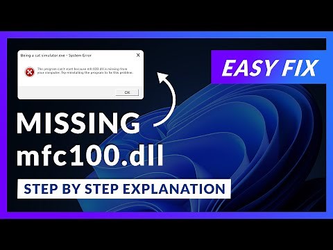 mfc100.dll Error Windows 11 | 2x FIX | 2023