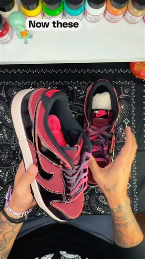 Angel Paul on Instagram: "Unboxing time. Nike Dunk Low Red “Panda-Monium” takes center stage. • Deep red tones with glossy black overlays • Clean contrast that pops on foot • A pair that stands out without trying too hard #nikedunk #dunklow #redpanda #pandamonium #sneakerunboxing #sneakercommunity #sneakerhead #kicksoftheday #freshkicks #sneakercollection #nikekicks #shoegame#fyp#viralreelsvideo❤️"