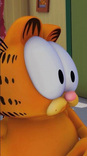 😋 What a slacker! 😋 #Garfield #cartoon #animation #thegarfieldshow