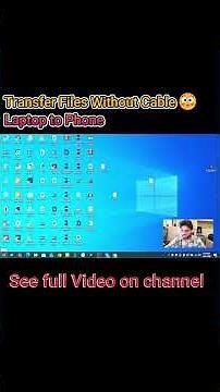 Transfer Files Without Cable 😳 Laptop to Phone (Super Fast Method)