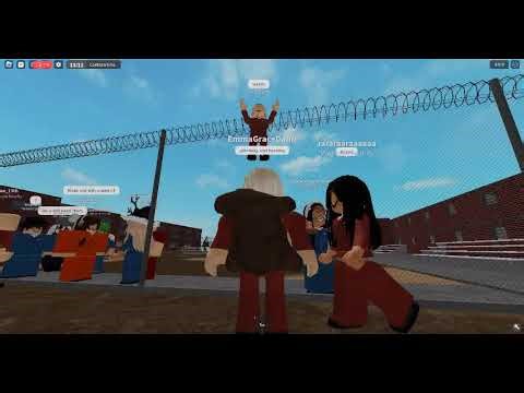 Someone uses hacks & glitches in CJRP in Roblox (County Jail Roleplay)