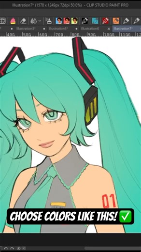 Easiest Coloring Method #digitalart