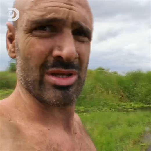 Ed builds a natural fence for protection, then spends the night listening to hippos right outside his camp! 😳🦛 #MaroonedWithEdStafford | Discovery Channel UK