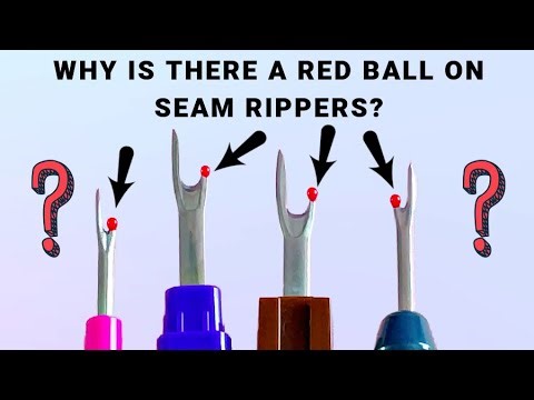 Why Does Your Seam Ripper Have a Red Ball? Discover Its Purpose!