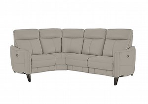 Compact Collection Petit Leather Corner Sofa