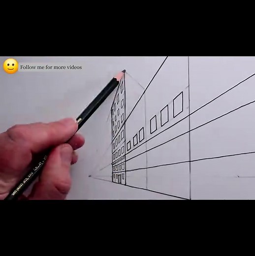 Mastering 2-Point Perspective Building Drawing