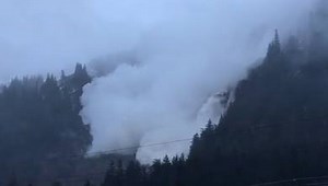 253K views · 3.7K reactions | An avalanche came tumbling down mountains near Juneau, Alaska | The Weather Channel | Facebook