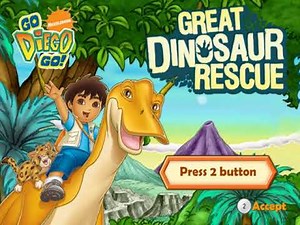 Go Diego Go! Great Dinosaur Rescue USA - Nintendo Wii